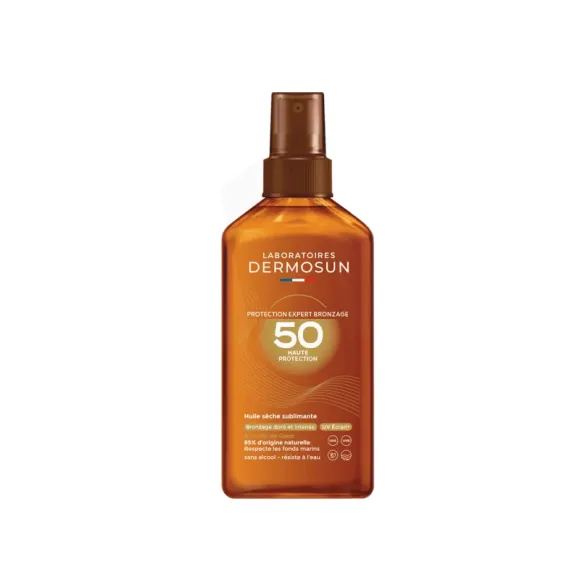 Protection expert bronzage huile s&egrave;che sublimante SPF50 Dermosun - spray de 125ml