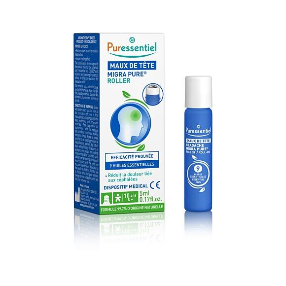 Migra Pure maux de t&ecirc;te Puressentiel - roller de 5ml