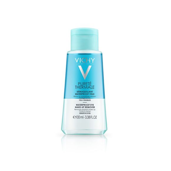 Puret&eacute; Thermale D&eacute;maquillant waterproof yeux sensibles Vichy - flacon de 100 ml