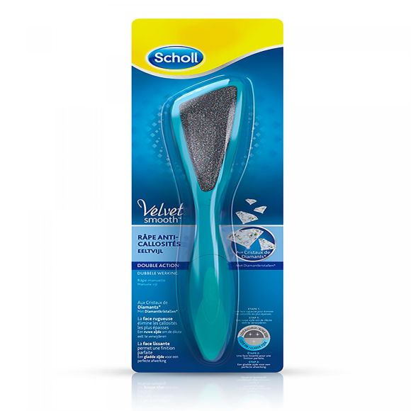 Velvet Smooth R&acirc;pe anti-callosit&eacute;s Scholl - une r&acirc;pe