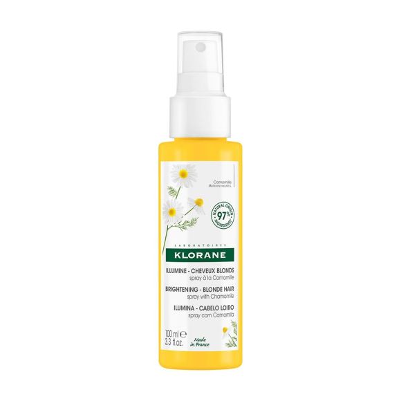 Soin soleil Spray &eacute;claircissant reflets blonds &agrave; la Camomille Klorane - spray de 100 ml