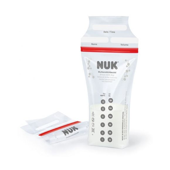 Sachets conservation lait maternel NUK - bo&icirc;te de 25 sachets