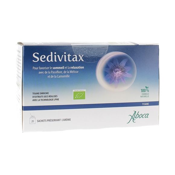 Sedivitax Tisane bio Aboca - bo&icirc;te de 20 sachets