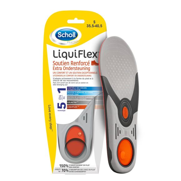 Semelle Liquiflex soutien renforc&eacute; Scholl - 1 paire de semelles