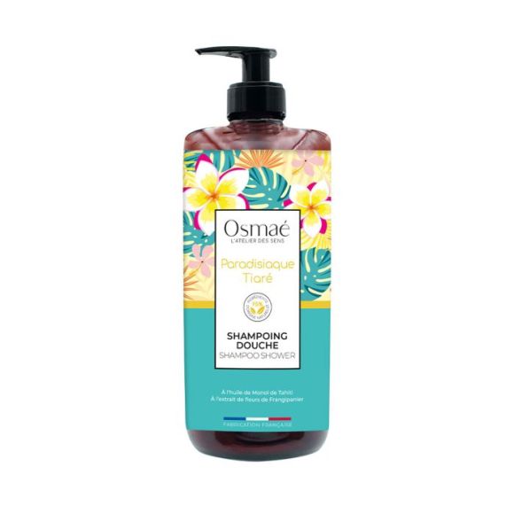 Shampoing douche Paradisiaque Tiar&eacute; Osma&eacute; - flacon-pompe de 1L