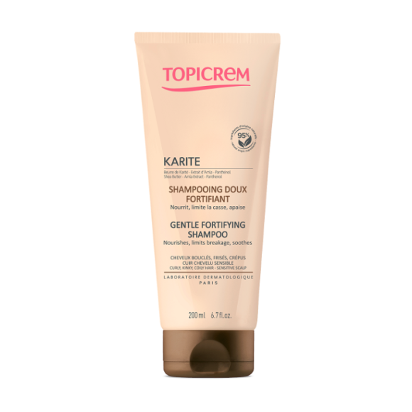 Karit&eacute; shampooing doux fortifiant Topicrem - tube de 200 ml