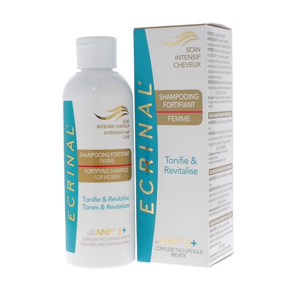 Shampooing fortifiant femme ANP 2+ Ecrinal - flacon de 200ml