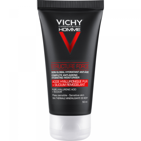 Soin global hydratant anti-&acirc;ge Structure Force Vichy Homme - tube de 50 ml