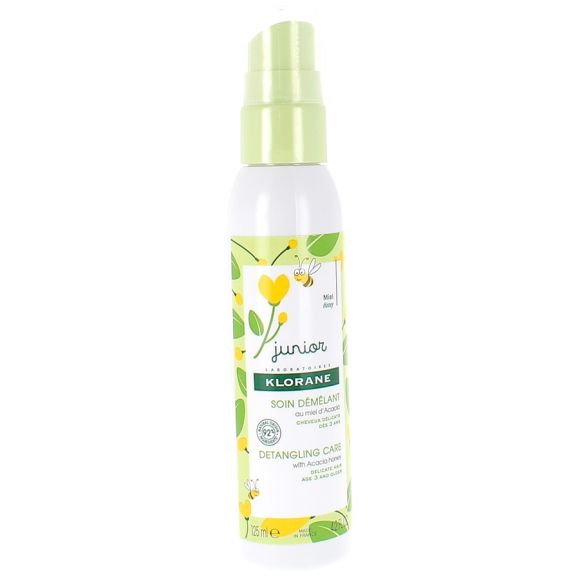 Soin d&eacute;m&ecirc;lant au miel d'acacia junior Klorane - spray de 125 ml
