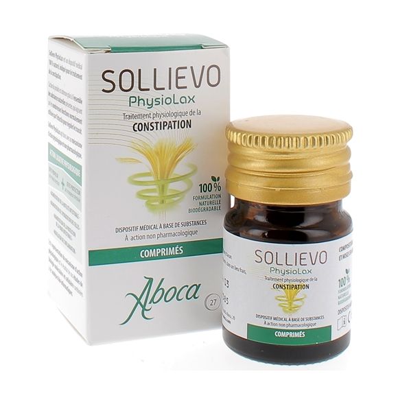 Sollievo PhysioLax Constipation Aboca - bo&icirc;te de 27 comprim&eacute;s