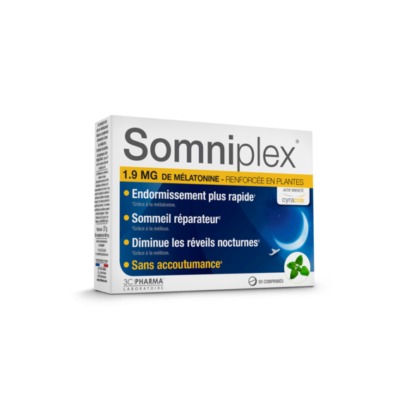 Somniplex comprim&eacute; 3C Pharma - bo&icirc;te de 30 comprim&eacute;s