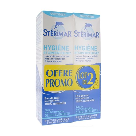 St&eacute;rimar hygi&egrave;ne du nez - lot de 2 sprays de 100ml