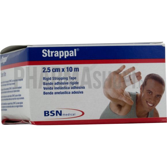 Strappal bande adh&eacute;sive rigide - bande de 2,5 cm x 10 m