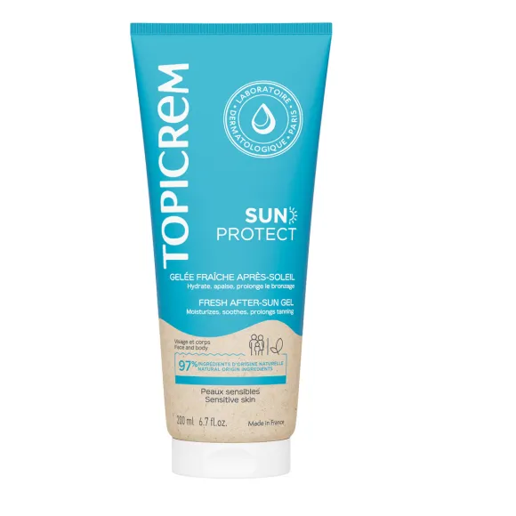 Sun Protect gel&eacute;e fra&icirc;che apr&egrave;s-soleil Topicrem - tube de 200ml
