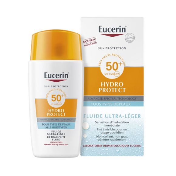 Hydro Protect Fluide ultra-l&eacute;ger SPF 50+ Eucerin - flacon de 50 ml