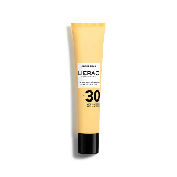 Sunissime fluide velout&eacute; solaire SPF30 Lierac - tube de 40ml