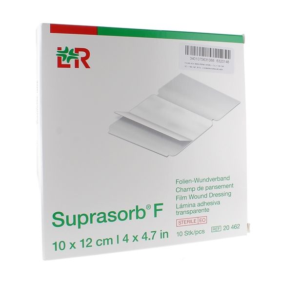 Suprasorb F Champ de pansement 10x12cm Lohmann & Rauscher - 10 pi&egrave;ces