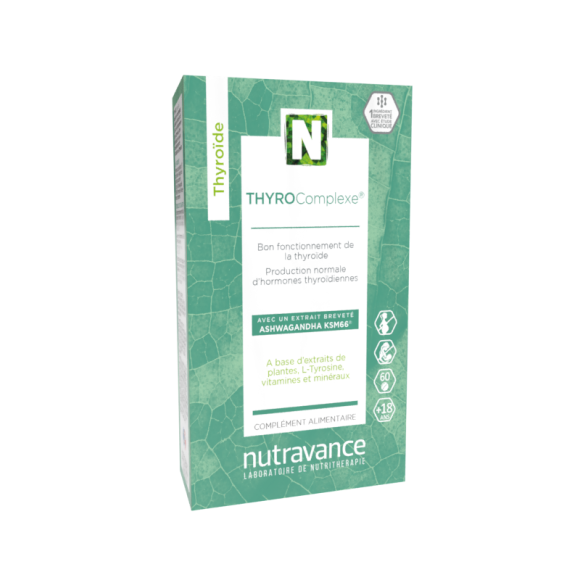 THYROComplexe Nutravance - bo&icirc;te de 60 comprim&eacute;s