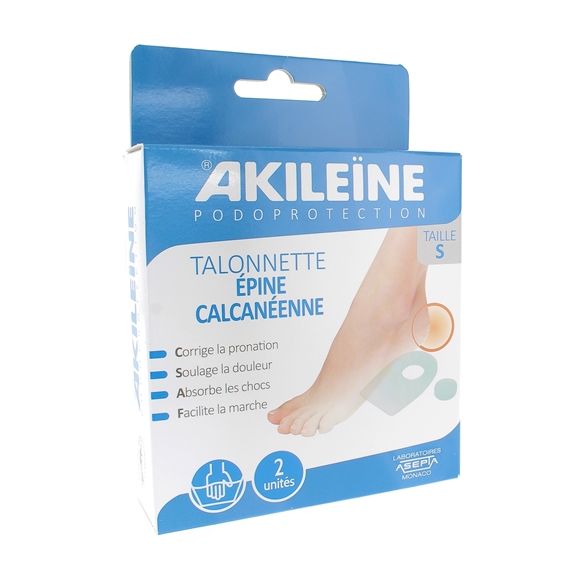 Talonnette &eacute;pine calcan&eacute;enne Akile&iuml;ne podoprotection - 2 unit&eacute;s (1 paire)
