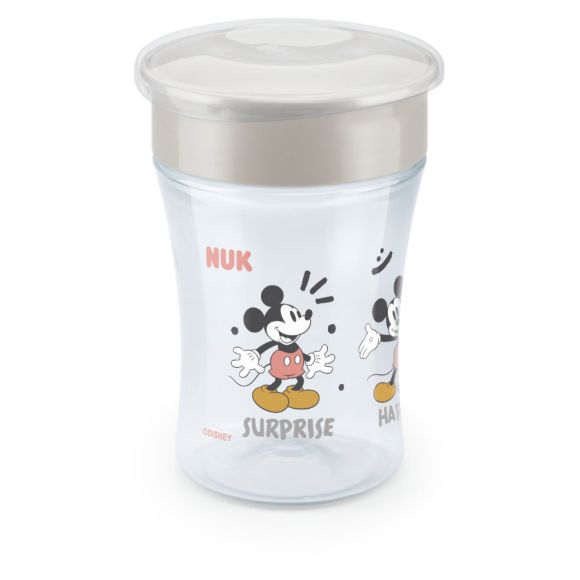 Tasse enfant Magic Cup Mickey Mouse d&egrave;s 8 mois NUK - tasse de 230 ml