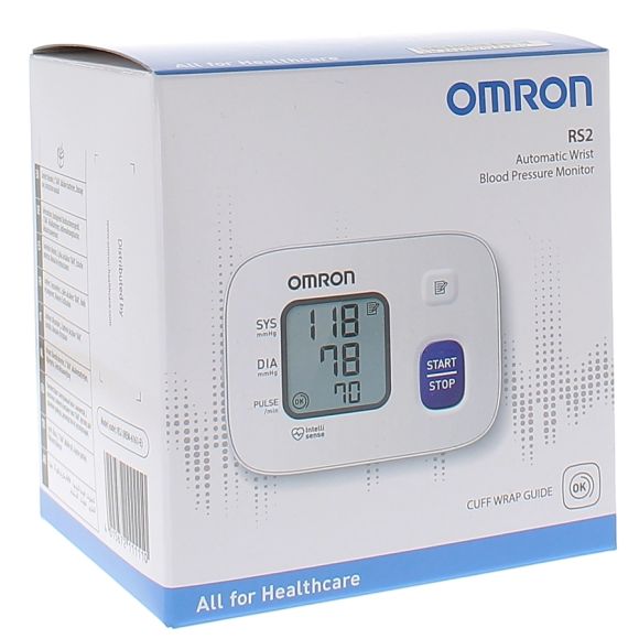 Tensiom&egrave;tre automatique au poignet RS2 Omron - 1 tensiom&egrave;tre