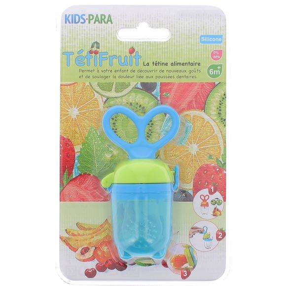 T&eacute;tiFruit T&eacute;tine Alimentaire Kids Para - 1 t&eacute;tine de couleur bleu