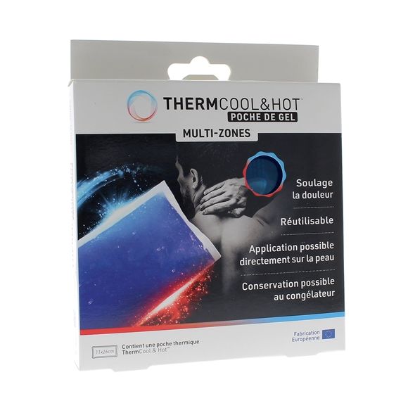 Thermcool&hot Poche de gel multi-zones - bo&icirc;te d'une poche de 11x26cm