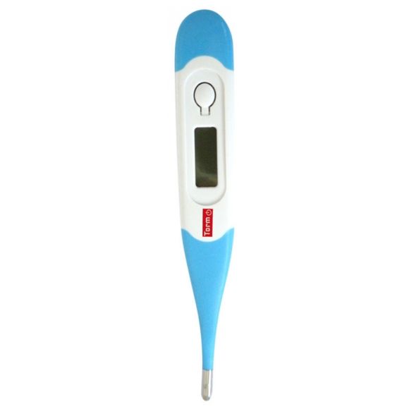 Thermom&egrave;tre m&eacute;dical &eacute;lectronique &agrave; sonde flexible Torm - un thermom&egrave;tre