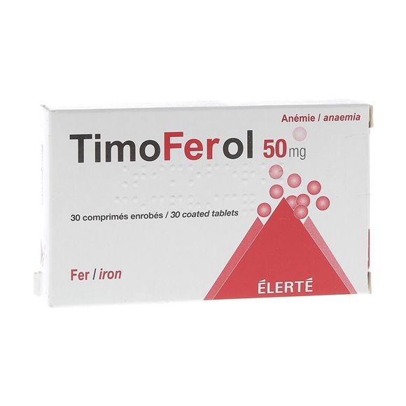 Timof&eacute;rol 50mg - bo&icirc;te de 30 comprim&eacute;s enrob&eacute;s