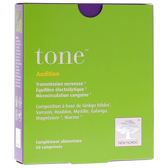 Tone Audition New Nordic - bo&icirc;te de 60 comprim&eacute;s