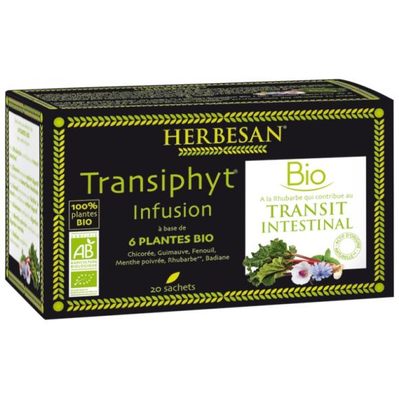 Transiphyt Infusion bio Herbesan - bo&icirc;te de 20 sachets