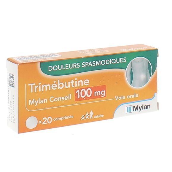 Trim&eacute;butine 100 mg Mylan conseil - boite de 20 comprim&eacute;s