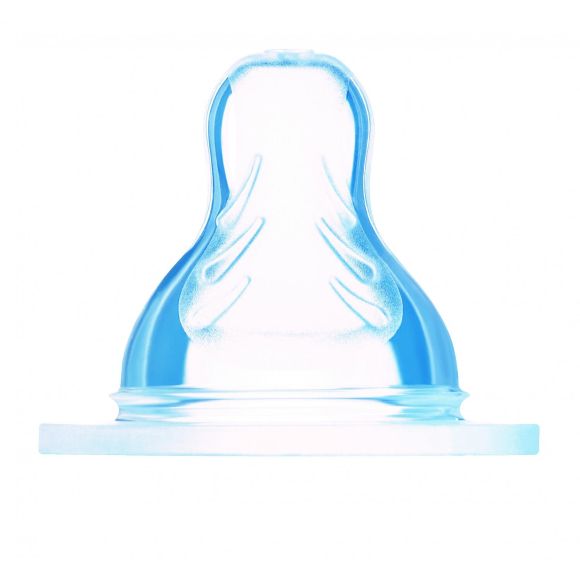 T&eacute;tine plate d&eacute;bit liquide &eacute;pais 6 mois + Mam - 2 t&eacute;tines