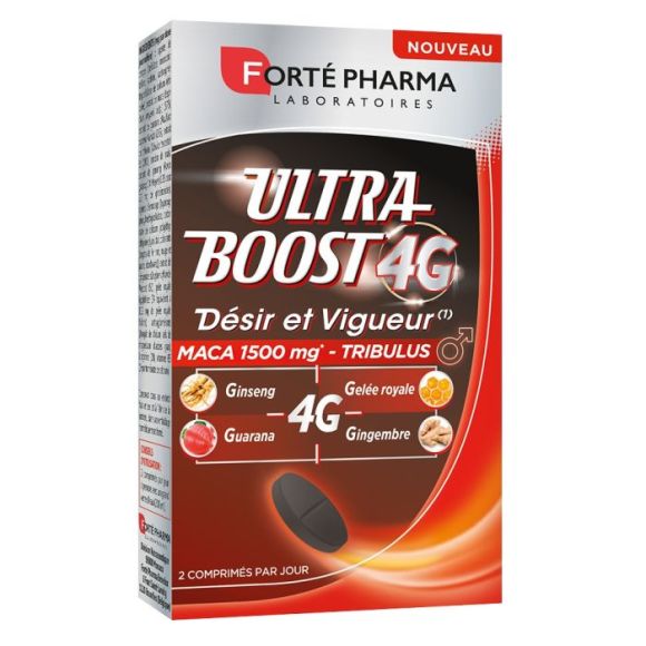 Ultra Boost 4G D&eacute;sir et vigueur Fort&eacute; Pharma - Bo&icirc;te de 30 comprim&eacute;s