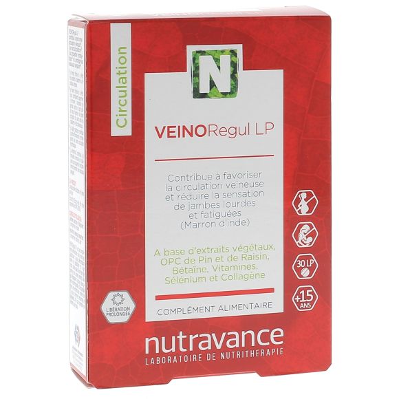 VEINORegul LP Nutravance - bo&icirc;te de 30 comprim&eacute;s