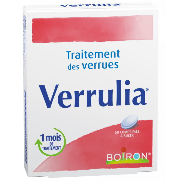 Verrulia traitement des verrues Boiron - boite de 60 comprim&eacute;s