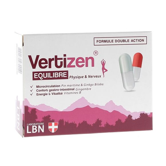 VertiZen &eacute;quilibre Laboratoire LBN - boite de 60 g&eacute;lules