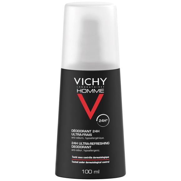 D&eacute;odorant 24h ultra frais Vichy homme - spray de 100 ml