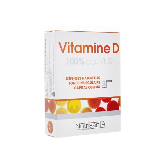 Vitamine D 80 mg Nutrisante - boite de 90 comprim&eacute;s