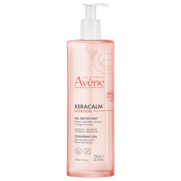 Xeracalm Nutrition Gel nettoyant Av&egrave;ne - flacon-pompe de 750ml