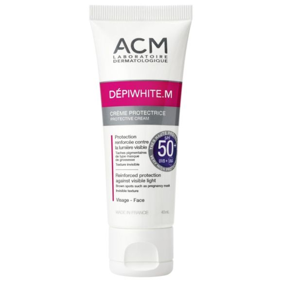 Depiwhite M Cr&egrave;me protectrice SPF 50+ ACM - tube de 40 ml