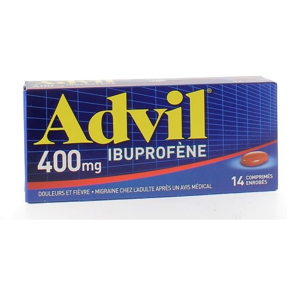 Advil 400mg comprim&eacute; - 14 comprim&eacute;s enrob&eacute;s