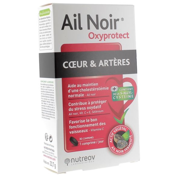 Ail noir oxyprotect Nutreov - boite de 30 comprim&eacute;s