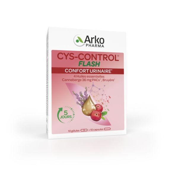 Cys control flash Arkopharma - boite de 20 g&eacute;lules
