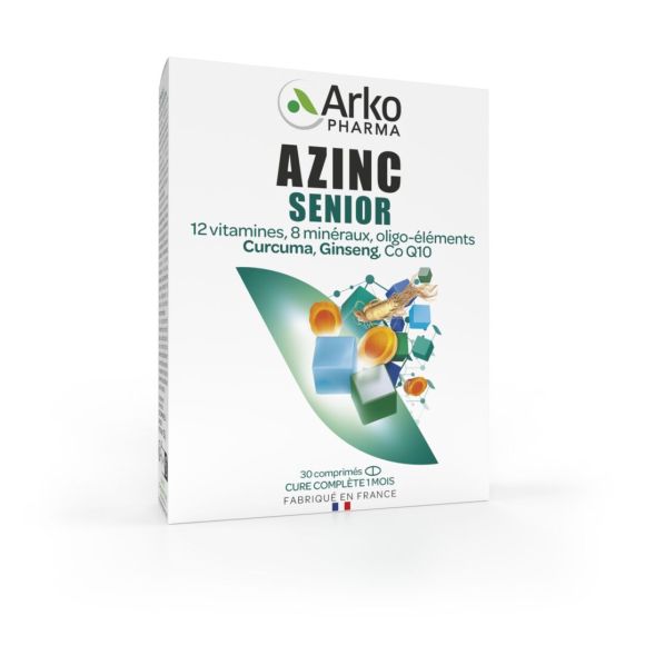 Azinc Senior Arkopharma - boite de 30 comprim&eacute;s