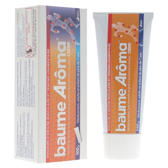 Baume ar&ocirc;ma cr&egrave;me - tube de 100g