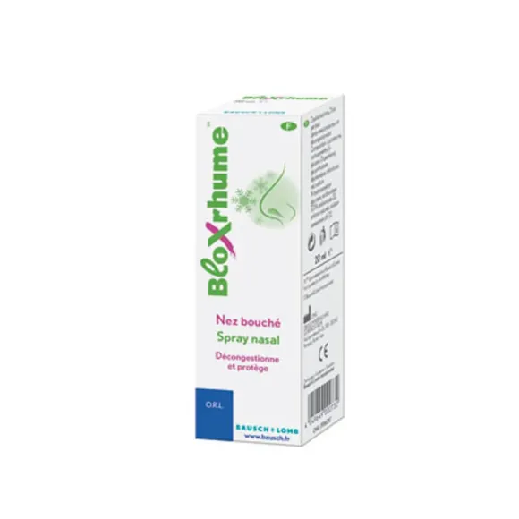 Bloxrhume spray nasal protecteur et d&eacute;congestionnant Bausch&Lomb - spray de 20 ml