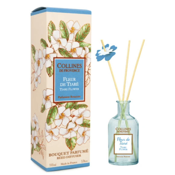 Bouquet parfum&eacute; Fleur de tiar&eacute; Collines de Provence - flacon de 100ml