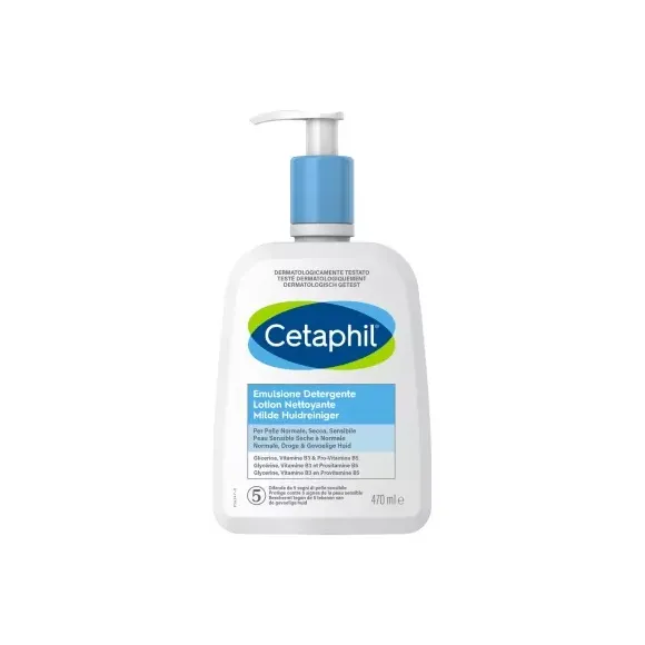 Lotion nettoyante haute tol&eacute;rance Cetaphil - flacon de 470 ml