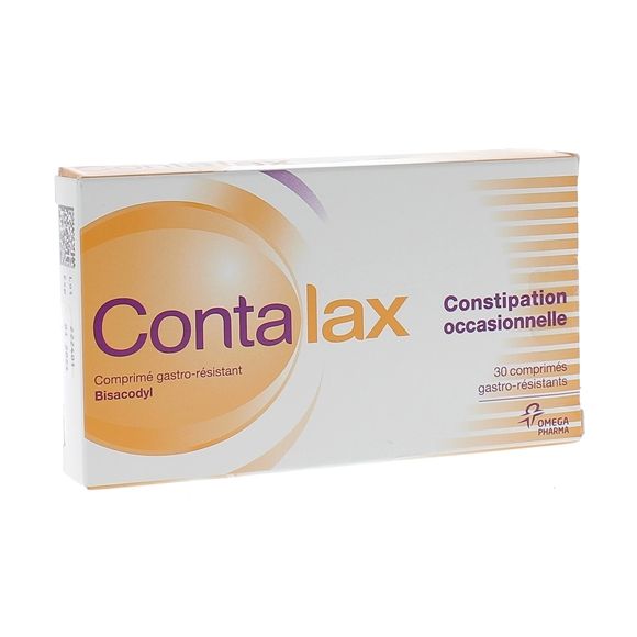 Contalax 5mg comprim&eacute;s gastro-r&eacute;sistant - bo&icirc;te de 30 comprim&eacute;s